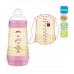 MAM PPSU ขวดนมป้องกันโคลิค ขนาด 9oz พร้อม (จุกเบอร์ 2) - Pink